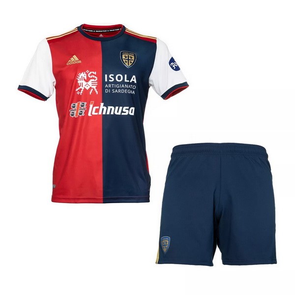 Camiseta Cagliari Calcio 1ª Kit Niños 2020 2021 Rojo